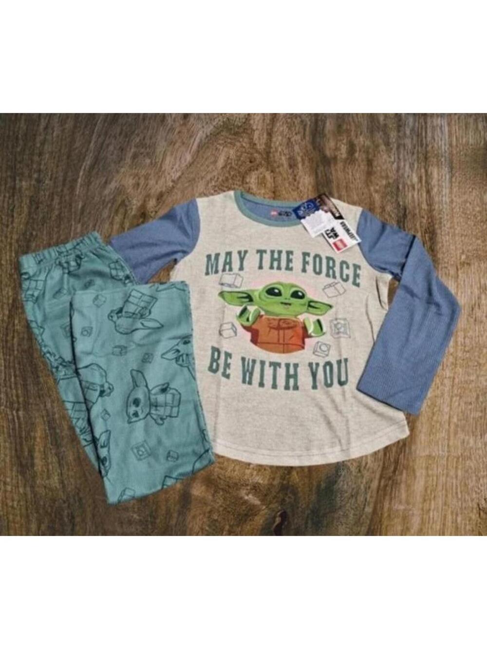 Designer boys girls size 7/8 clothes star wars force Yoda pajamas